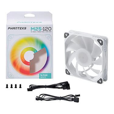 Phanteks M25-120 D-RGB Bianco economico