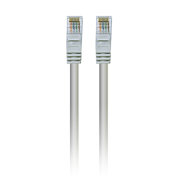 Avis Textorm Câble RJ45 CAT 5E UTP - mâle/mâle - 0.5 m - Blanc