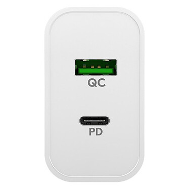 Nota Goobay Caricabatterie rapido doppio USB PD/QC 45W (bianco)