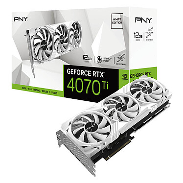 PNY GeForce RTX 4070 Ti 12GB Verto Edición Blanca