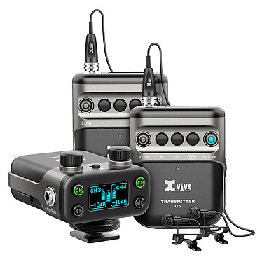 Xvive U5T2 Sistema inalámbrico de audio para vídeo