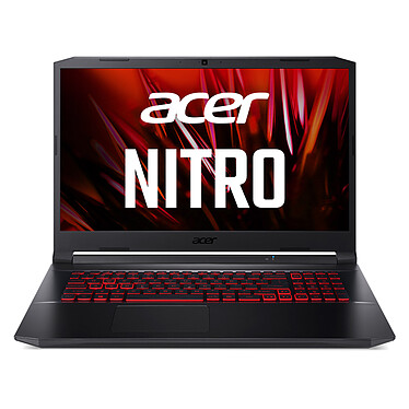 Acer Nitro 5 AN517-54-76MM Intel Core i7-11800H 16 Go SSD 512 Go 17.3" LED Full HD 144 Hz NVIDIA GeForce RTX 3050 4 Go Wi-Fi 6/Bluetooth Webcam Windows 11 Famille