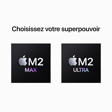 Avis Apple Mac Studio M2 Max 32Go/512Go (MQH73FN/A)