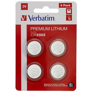 Verbatim CR2032 batteries (set of 4)