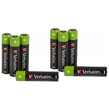 Verbatim AAA 950 mAh batteries (set of 8)