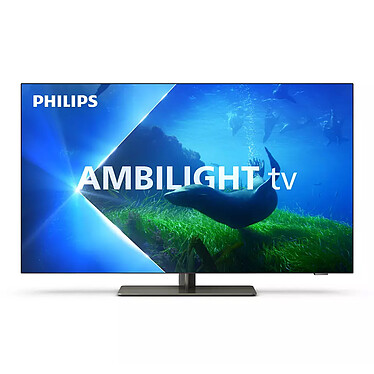 Philips 65OLED808/12 TV OLED 4K 65" (164 cm) - 120 Hz - Dolby Vision/HDR10+ Adaptive - IMAX Enhanced - HDMI 2.1 - FreeSync/G-Sync Compatible - Wi-Fi/Bluetooth - Android TV - Google Assistant - Ambilight - Son 2.1 70W Dolby Atmos