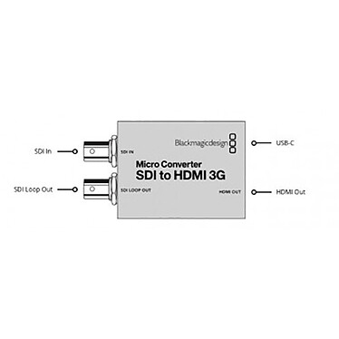 Microconvertidor SDI a HDMI 3G de Blackmagic Design a bajo precio