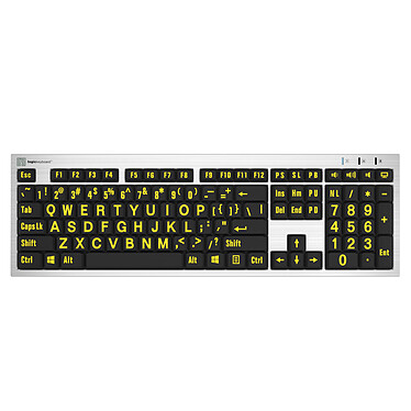 LogicKeyboard LargePrint PC (Yellow/Black)
