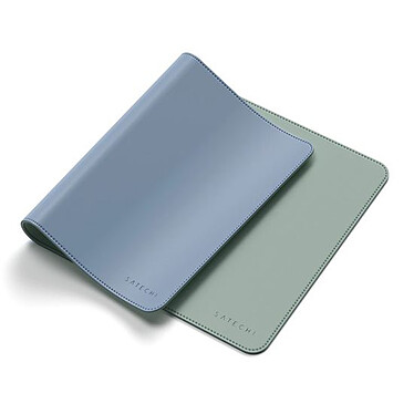 Avis SATECHI Eco Leather Deskmate Dual Sided - Bleu/Vert
