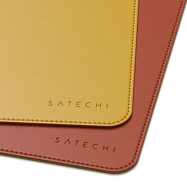 Buy SATECHI Eco Leather Deskmate Dual Sided - Yellow/Orange