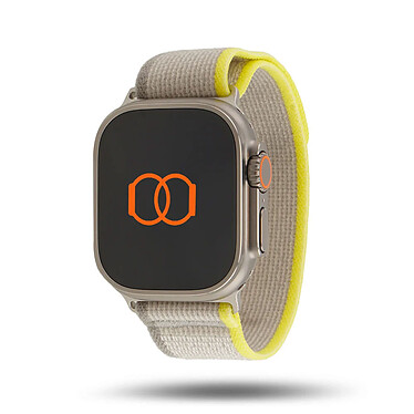 Band Band Boucle Trail jaune/beige 49 mm