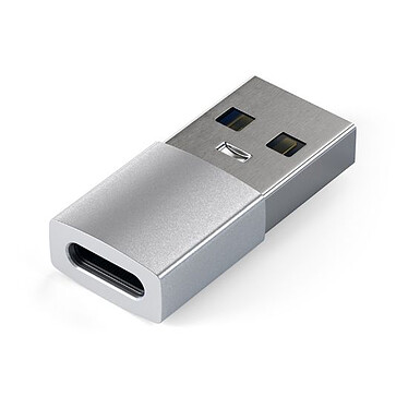 SATECHI USB 3.0 USB-A Male to USB-C Adapter - Silver