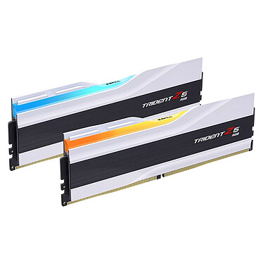 Avis G.Skill Trident Z5 RGB 32 Go (2 x 16 Go) DDR5 6000 MHz CL32 - Blanc