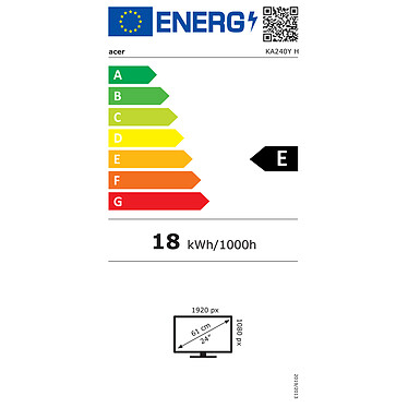 cheap Acer 23.8" LED - KA240YHbi