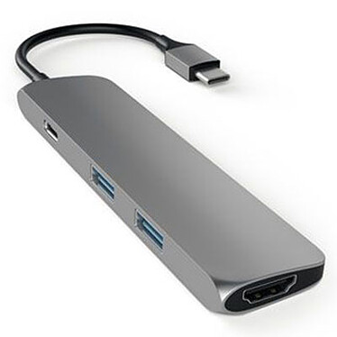SATECHI Multiport Slim USB-C Silver