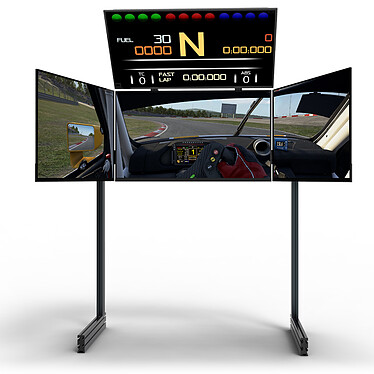 Review Next Level Racing Quad Monitor Stand Carbon Grey