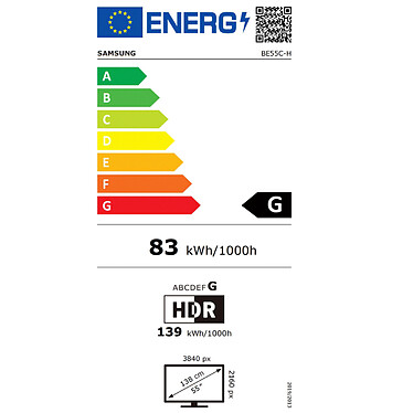 Samsung 55" LED - BE55C-H economico