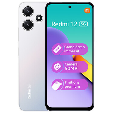 Xiaomi Redmi 12 5G Plata (4GB / 128GB)
