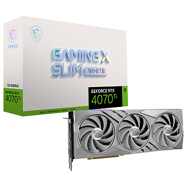MSI GeForce RTX 4070 Ti GAMING X SLIM BLANCO 12G