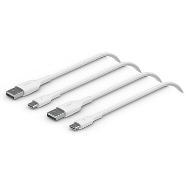 Belkin Pack de 2 Câbles USB-A vers USB-C - 1 m