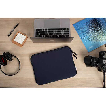 MW Housse MacBook Air 15" Basics ²Life Bleu/Blanc pas cher