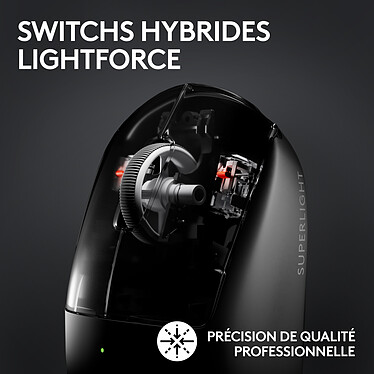Avis Logitech G Pro X Superlight 2 Lightspeed (Noir)