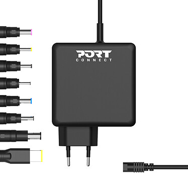 PORT Connect Adaptateur secteur universel 8 embouts 90W