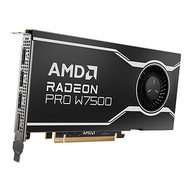 AMD Radeon Pro W7500 8 Go GDDR6 - Quad DisplayPort - PCI-Express 4.0 x16 (AMD Radeon Pro W7500)