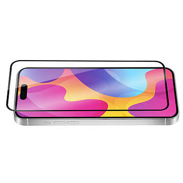 Avis QDOS OptiGuard Eco Glass Plus iPhone 15 / iPhone 14 Pro (Transparent/Noir)