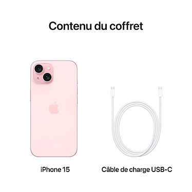 Apple iPhone 15 128 GB Rosa a bajo precio