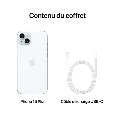 Apple iPhone 15 Plus 512 Go Bleu · Reconditionné pas cher