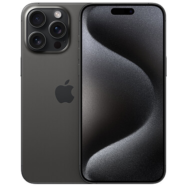 Apple iPhone 15 Pro Max 256 Go Titane Noir · Reconditionné