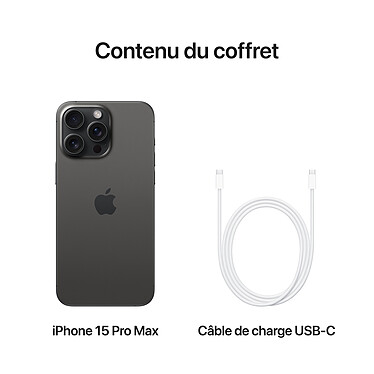 Apple iPhone 15 512 Go Noir - Mobile & smartphone - Garantie 3 ans LDLC