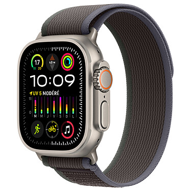 Apple Watch Ultra 2 GPS + Cellular Cassa in titanio blu/nero Trail Loop 49 mm - S/M