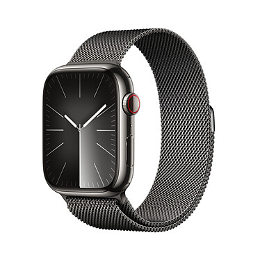 Apple Watch Series 9 GPS + Cellular Stainless Steel Graphite 45mm Milanese Loop