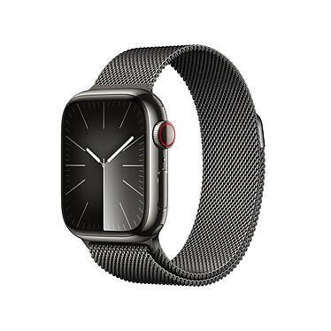 Apple Watch Series 9 GPS + Cellular Correa milanesa de acero inoxidable grafito 41 mm