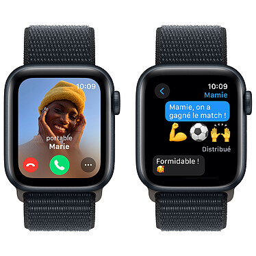 Comprar Apple Watch SE GPS + Cellular (2023) Correa de aluminio medianoche Sport Loop Midnight 40 mm