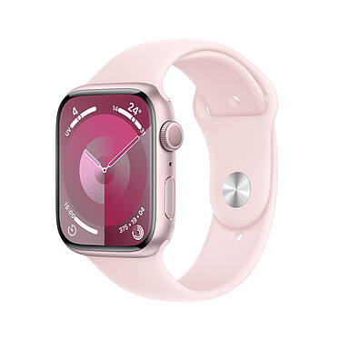 Apple Watch Series 9 GPS Correa deportiva de aluminio rosa M/L 45 mm
