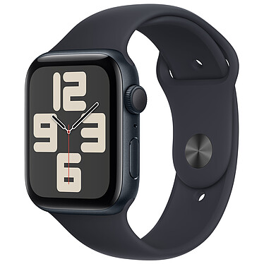 Apple Watch SE GPS + Cellular (2023) Correa deportiva de aluminio medianoche 44 mm - S/M