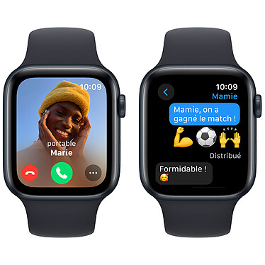 Comprar Apple Watch SE GPS + Cellular (2023) Correa deportiva de aluminio medianoche 44 mm - S/M