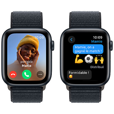 Comprar Apple Watch SE GPS + Cellular (2023) Correa de aluminio medianoche Sport Loop Midnight 44 mm