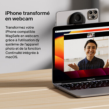 Belkin Support MagSafe pour iPhone et MacBook (Noir) pas cher