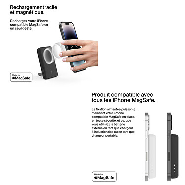 Acheter Belkin Batterie Externe 5 K avec Stand pour smartphone (Blanc)