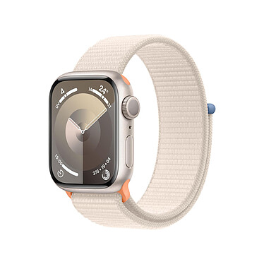 Apple Watch Series 9 GPS Aluminio Stellar Light Hebilla deportiva 41 mm