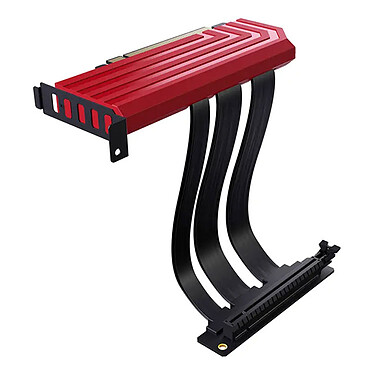 Hyte PCIE40 4.0 Cable Riser de Lujo - Rojo