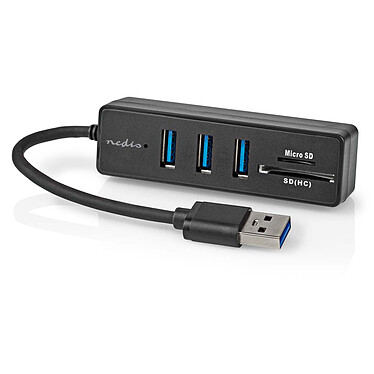 Hub Nedis USB 3.0 + lettore di schede (micro)SD