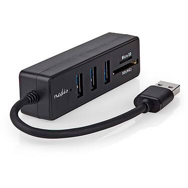 Opiniones sobre Nedis Hub USB 3.0 + lector de tarjetas (micro)SD