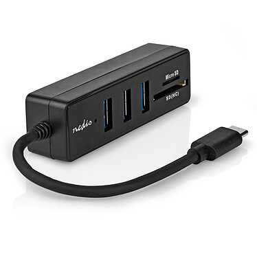 Review Nedis Hub USB-C 3.0 + (micro)SD card reader