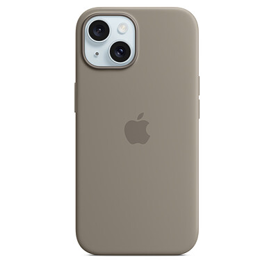 Custodia in silicone Apple con MagSafe Clay Apple iPhone 15