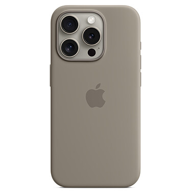 Custodia in silicone Apple con MagSafe Clay Apple iPhone 15 Pro